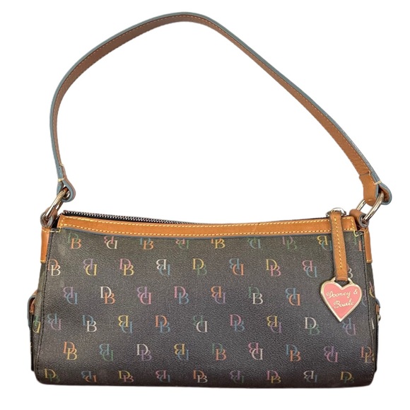 Dooney and Bourke Multicolor Signature Hobo Shoulder Bag - Picture 5 of 16